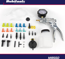 Hubitools Vákuum- és nyomáspumpa készlet - fém - profi - forgatható óra MITYVAC-USA (MI8550)