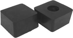 PTC Tools Gumikocka négyzet 120x120x65 mm közepes - alul sima-lyukas (GK120x120-GF)