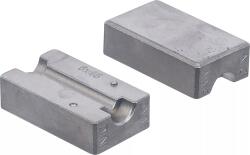 BGS technic Fékcsőperemező készlet - profi - külön befogó pofa-pár 5, 00 mm-es (9-3057-16) (BGS-3057-16)