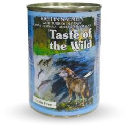 Taste of the Wild - Dog Rich in Salmon with Turkey Chunks in Gravy konzerv - 390 g