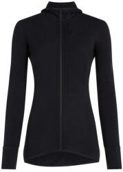 icebreaker Women Merino Blend 200 RealFleece Descender LS Zip Hoodie Mărime: L / Culoare: negru (IB0A57QK0011.L)