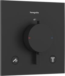 Hansgrohe Ecostat Comfort E falsík alatti termosztát, 2 funkciós, matt fekete (HG-33711670)