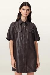 AllSaints rochie din piele ROCK DRESS 9BYH-SUD1RP_93X (W287DB)