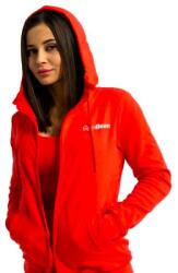 GymBeam Hanorac pentru femei Women‘s Limitless Zip Up Hoodie Hot Red XL