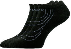 Fuski BOMA s. r. o VoXX REX 02 / Șosete joase din bumbac - negre 39-42 (101957)