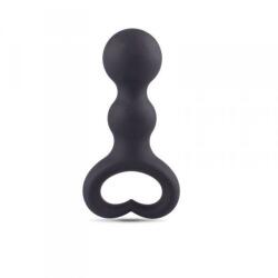 Toyz4Lovers Plug anal Heart Clip Ball - 2 sfere, silicon flexibil, mâner inimă, 9, 5 cm (904151)