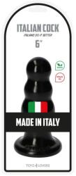 Toyz4Lovers Plug anal Olmo - sfere progresive, PVC, ventuză, negru, 16, 5 cm, diametru 6 cm (7099102)