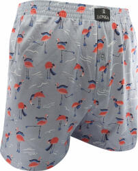 Fuski BOMA s. r. o LONKA KEVIN IMAGE / Boxeri bărbătești cu imagine - flamingi XXXL (124734)