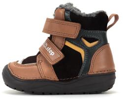 D. D. Step - Pantofi de iarnă pentru băieți W071-62463A Chocolate Mărimea pantofului: 24, Lungime interioară: 15, 7, Lățime interioară: 6, 1