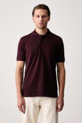 Lacoste férfi pamut póló - burgundia M