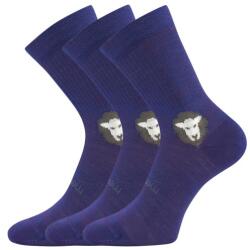Fuski BOMA s. r. o VOXX BAREFOOTIK / Șosete pentru copii cu formă anatomică din lână merinos - violet 20-24 (124977)