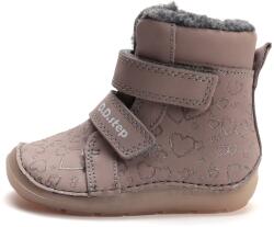 D. D. Step - Pantofi de iarnă barefoot pentru fete W116-62841 Marine Grey Mărimea pantofului: 25, Lungime interioară: 16, 1, Lățime interioară: 6, 7