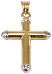 Ékszershop Bicolor arany kereszt medál (1346862)