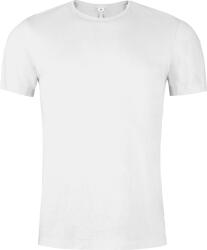 DYKENO BONNY 015-K75 / Tricou unisex, mânecă scurtă - alb XS (015-K75-02-XS)