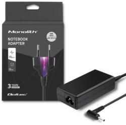 Qoltec hálózati adapter Asus laptophoz - 40 W, 19 V / 2, 1 A, 2, 5 × 0, 7 mm-es csatlakozóval és tápkábellel (51503)