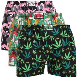 Styx 3PACK boxeri largi bărbați Styx art elastic clasic mărime mare multicolori (3E18890) 4XL (186080)