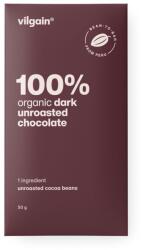 Vilgain Baton de cacao amar neprăjit BIO -⁠ procesată delicat la temperaturi scăzute, din boabe de cacao neprăjite provenite din Peru