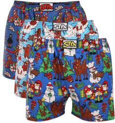 Styx 3PACK boxeri largi bărbați Styx art elastic clasic mărime mare multicolori (3E19678) 5XL (186333)