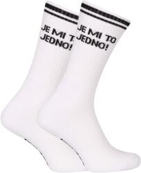 Nedeto Zokni Nedeto sportos magas JE MI TO JEDNO! fehér (1NOBT10) S