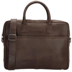 hi Sötétbarna elegáns shopper táska „Princetown (K20280-097-darkbrown-HU)