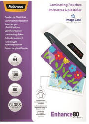 Fellowes meleglamináló fólia, A4, 80 mikron, 100 db (5306114)