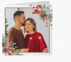 Empikfoto. ro Felicitare personalizată Zăpadă tăcută 3, 14x14 cm - 337439