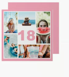 Empikfoto. ro Felicitare personalizată Este a 18-a mea aniversare! , 14x14 cm - 338507