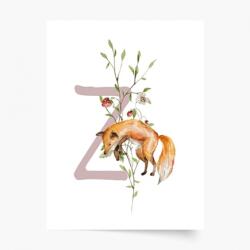 Empikfoto. ro Poster, Alfabet - Z: Animale de pădure, 30x40 - 251833