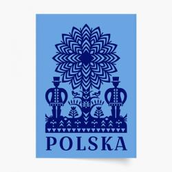 Empikfoto. ro Poster, Folk: Decupaj albastru, 21x30 - 286980