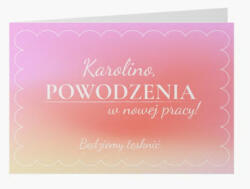 Empikfoto. ro Felicitare personalizată Loc de muncă nou, 15x10 cm - 337636