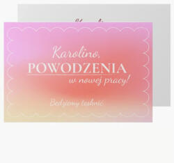 Empikfoto. ro Felicitare personalizată Loc de muncă nou, 15x10 cm - 337634
