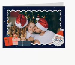 Empikfoto. ro Felicitare personalizată Moș Crăciun, timp vesel, 15x10 cm - 337552