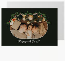 Empikfoto. ro Felicitare personalizată Magia Crăciunului, timp vesel, 15x10 cm - 337582