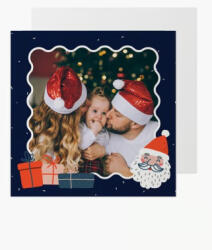 Empikfoto. ro Felicitare personalizată Moș Crăciun, timp vesel, 14x14 cm - 337546