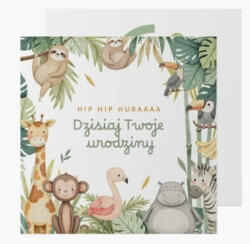 Empikfoto. ro Felicitare personalizată Safari, 14x14 cm - 337678