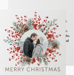 Empikfoto. ro Felicitare personalizată Zăpadă tăcută 2, 14x14 cm - 303995