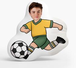 Empikfoto. ro Pernă 3D personalizată, catifea, Fotbalist 2, 40x40 cm - 308945