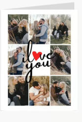 Empikfoto. ro Felicitare personalizată Te iubesc, 10x15 cm - 337374