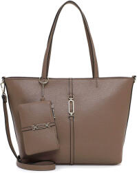 Emily & Noah Nagyméretű női shopper táska Emily & Noah Lewe - taupe
