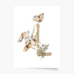 Empikfoto. ro Poster, Alfabet - L: Animale de pădure, 21x30 - 285898