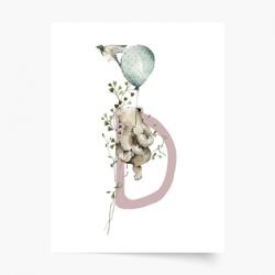 Empikfoto. ro Poster, Alfabet - D: Animale de pădure, 30x40 - 250204