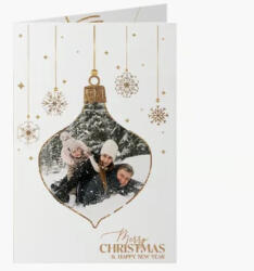 Empikfoto. ro Felicitare personalizată Crăciun de Aur 4, 10x15 cm - 337403