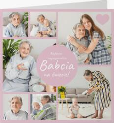 Empikfoto. ro Felicitare personalizată Cea mai bună bunică, 14x14 cm - 291952