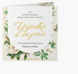 Empikfoto. ro Felicitare personalizată Urări pentru bunic, 14x14 cm - 337392