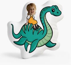 Empikfoto. ro Pernă 3D personalizată, catifea, Dinozaur turcoaz, 60x60 cm - 308939