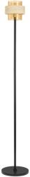 Nova Luce Lampa de podea din travertin si sticla chihlimbar MELONY (NVL-9236446)
