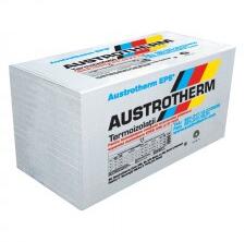 Austrotherm Plăci din polistiren expandat Austrotherm EPS A50, grosime 50 mm, dimensiuni 1000 x 500 mm, cu muchii drepte. Se folosesc pentru termoizolarea între căpriori sau peste ultimul nivel la acoperișuri în 