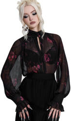 KILLSTAR bluză de damă cu mânecă lungă KILLSTAR - PINK AURA - negru/roz - KSRA015347