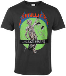 AMPLIFIED tricou pentru bărbați METALLICA - NO JUSTICE FOR ALL - gri închis - AMPLIFIED - ZAVE210P011