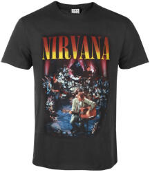 AMPLIFIED tricou pentru bărbați NIRVANA - LIVE IN NEW YORK - gri închis - AMPLIFIED - ZAVE210LIN